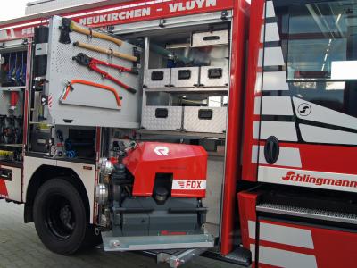 Feuerwehrfahrzeug Seite