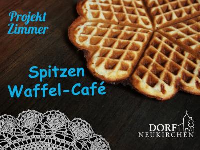 Waffel liegt auf Tisch