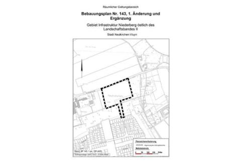 Skizze Bebauungsplan