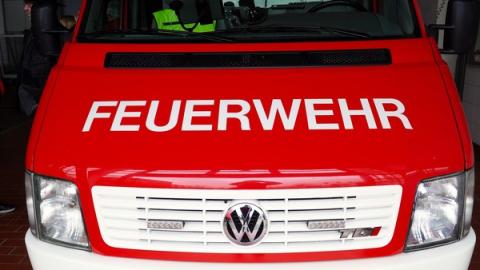 Front eines Feuerwehrfahrzeugs