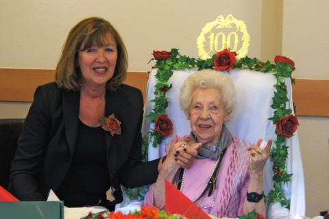 Sophie Bostel wird 100 Jahre alt