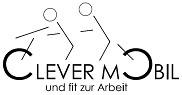 Logo "Clever, mobil und fir zur Arbeit"