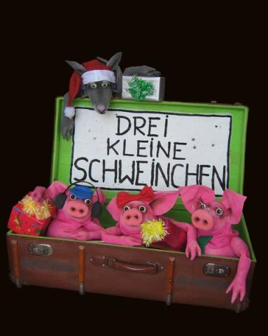 Kinder-Weihnachtstheater "Drei Schweinchen und der Weihnachtswolf