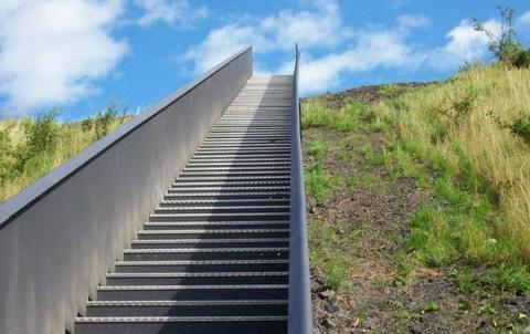 Himmelstreppe auf der Halde Norddeutschland