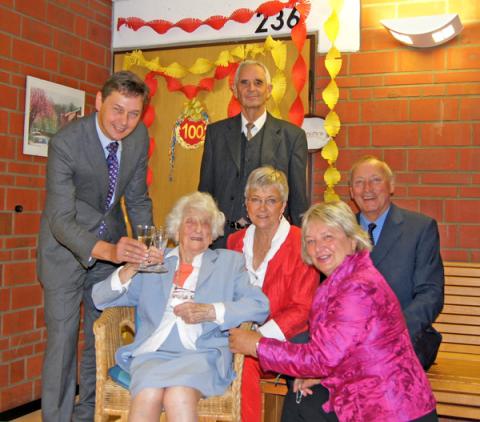 Wilhelmine Lahaye wird 100 Jahre alt