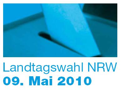 Logo zur Landtagswahl 2010 in NRW