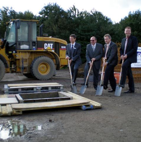 Grundsteinlegung Firma PIONIER Gewerbeparkf Vluyn-Süd