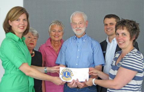Handwerkliche Nachbarschaftshilfe - Scheckübergabe des Lions Club Rheurdt/Niederrhein
