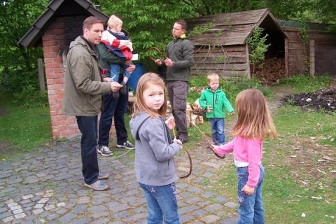 Vater-Kind-Nachmittag im Familienzentrum Leibnizstraße