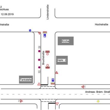 Vollsperrung Bruchstraße Vollsperrung Bruchstraße